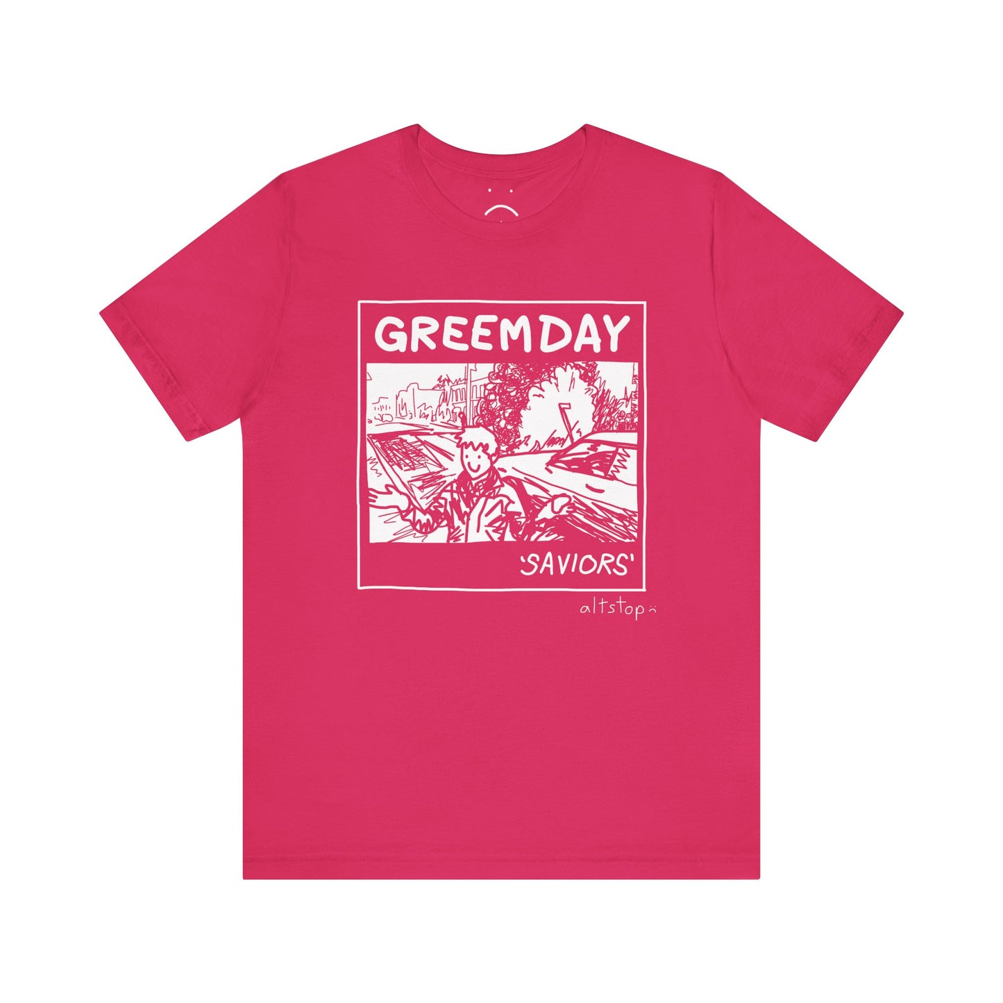 rock boi riot in the street tee