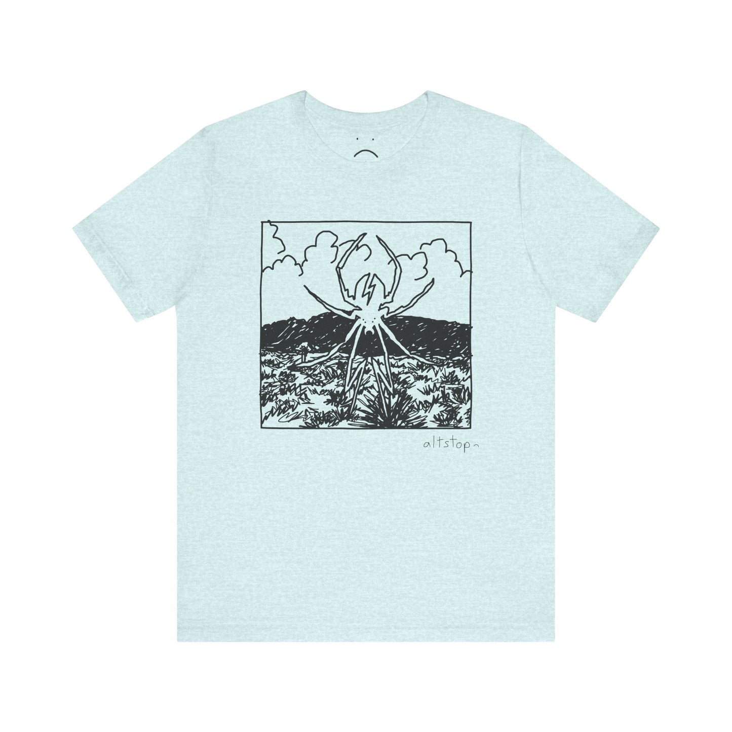 lightning spider tee
