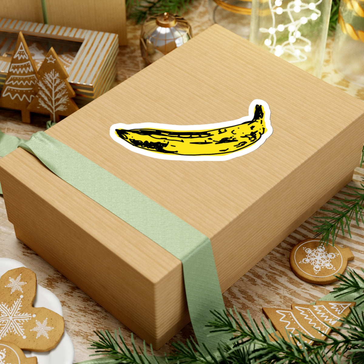 velvet underground banana sticker