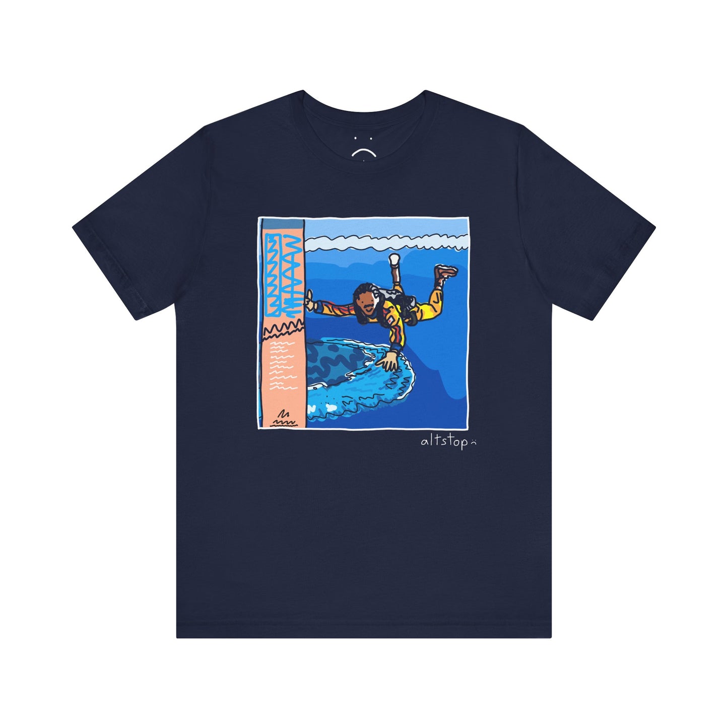 japanese skydiver deluxe tee