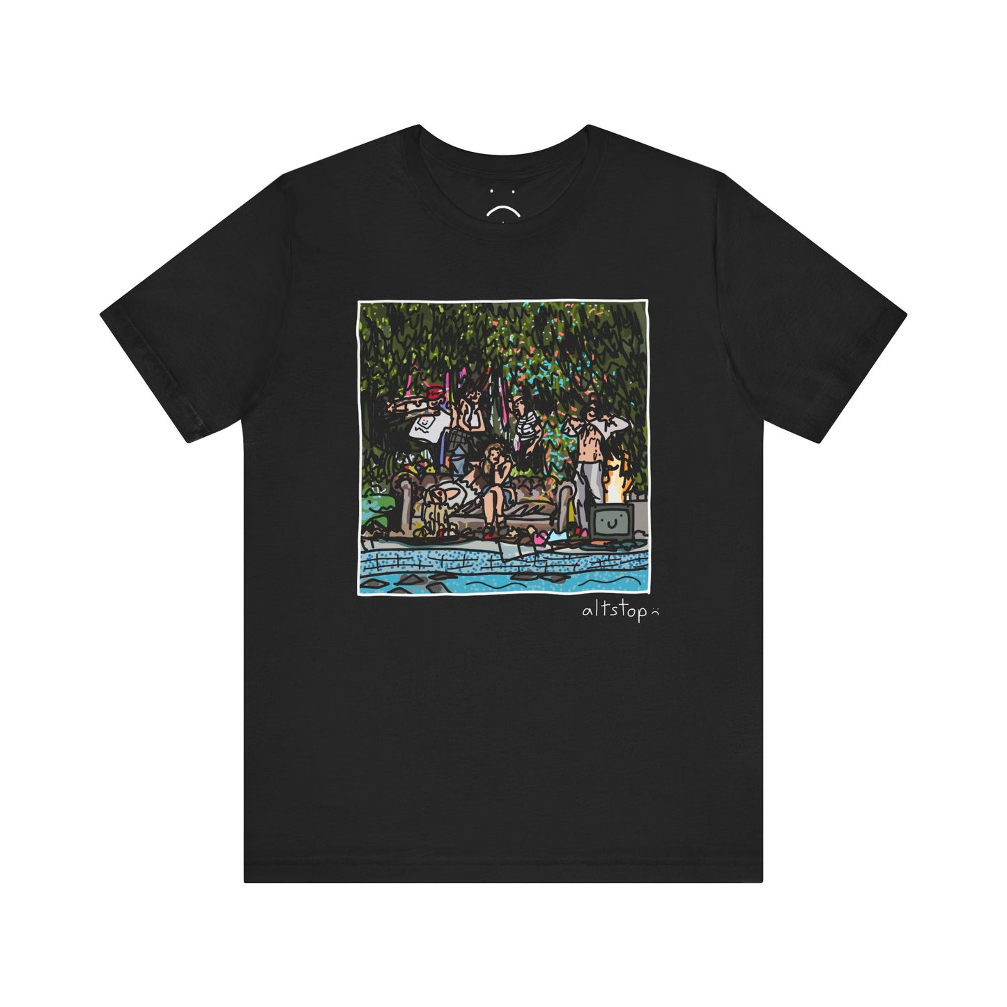 who let the girls out deluxe tee