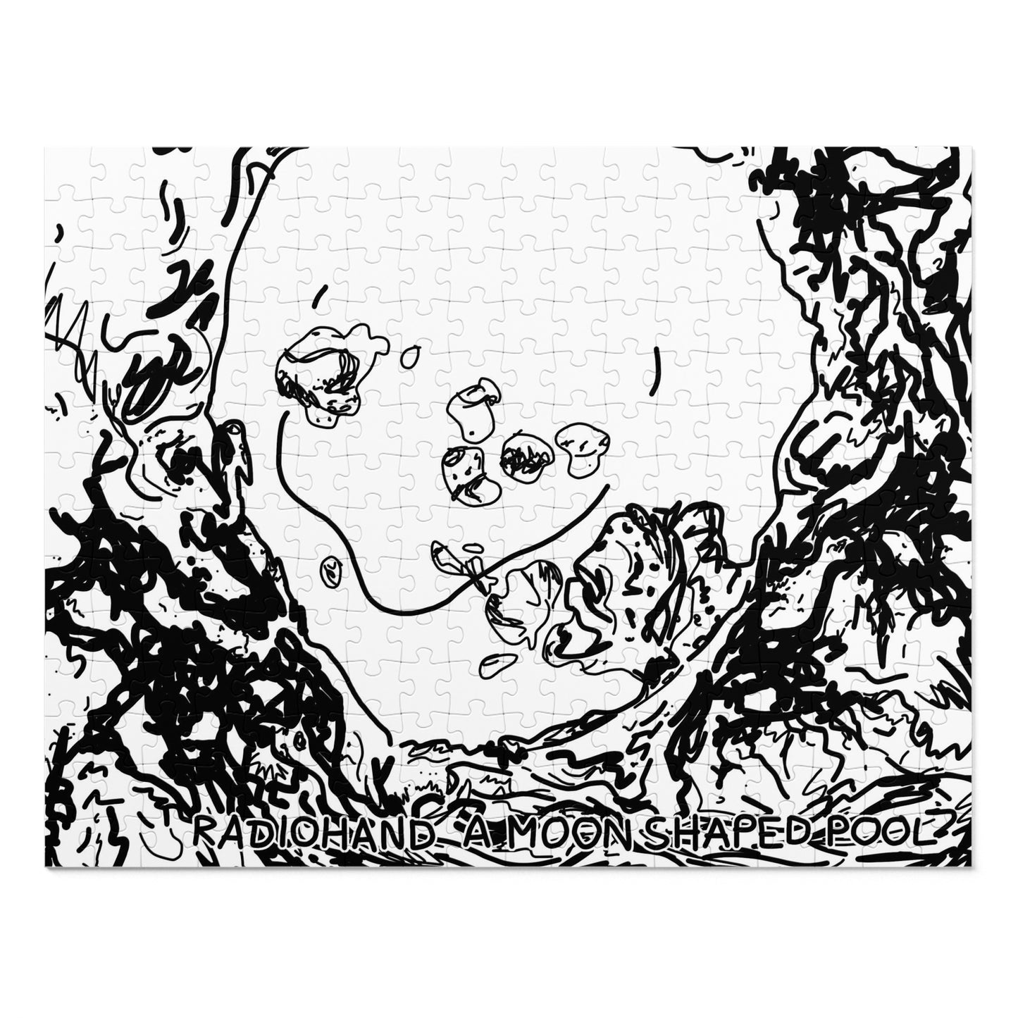 moon shaped pool jigsaw puzzle