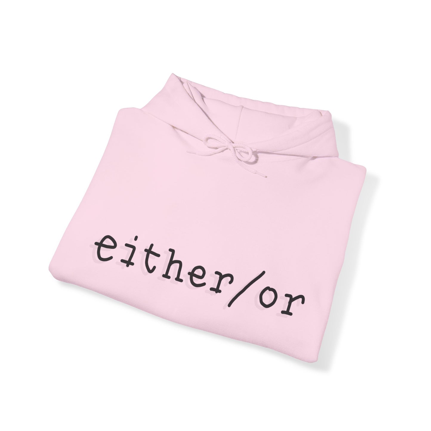 either / or hoodie
