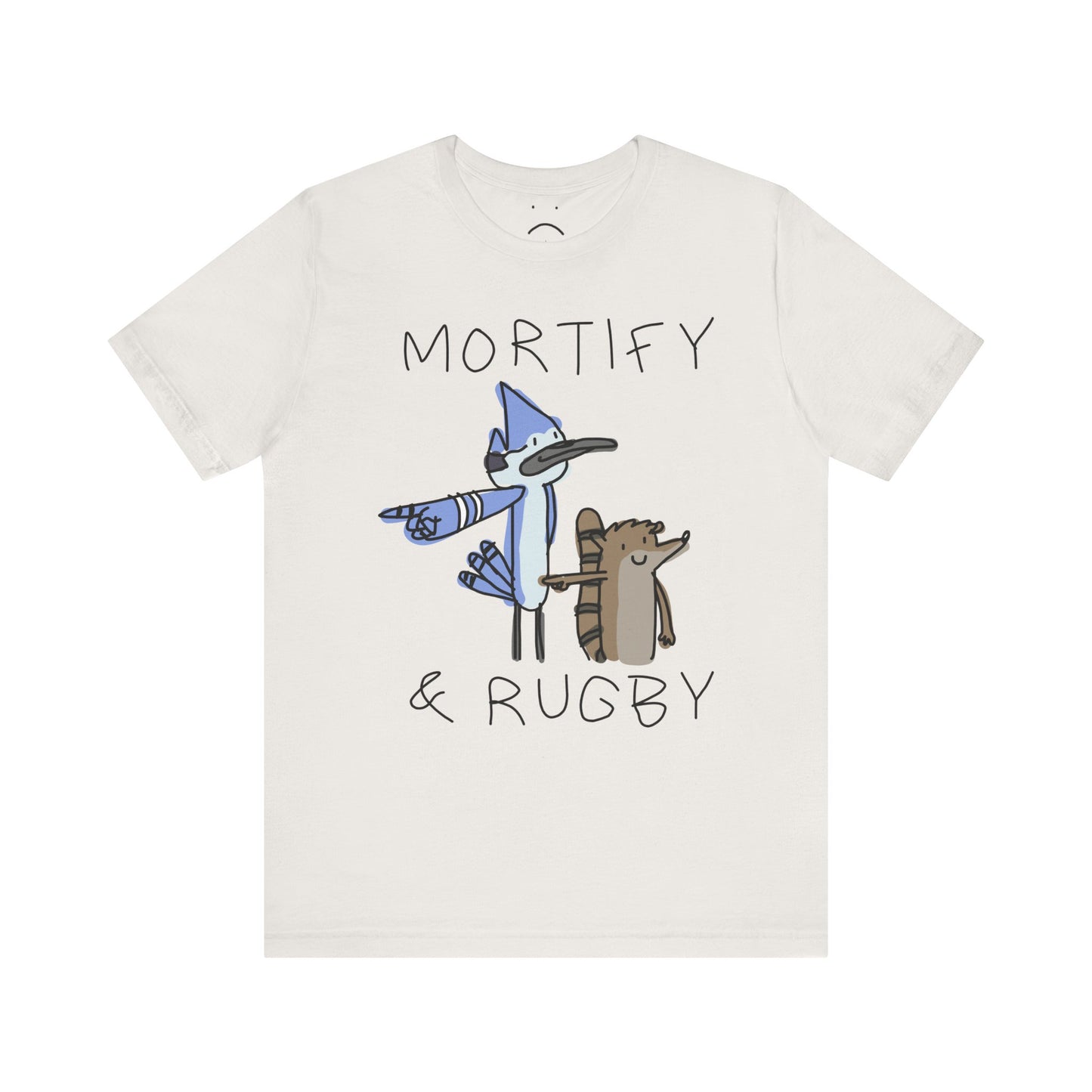 mortify and rugby tee