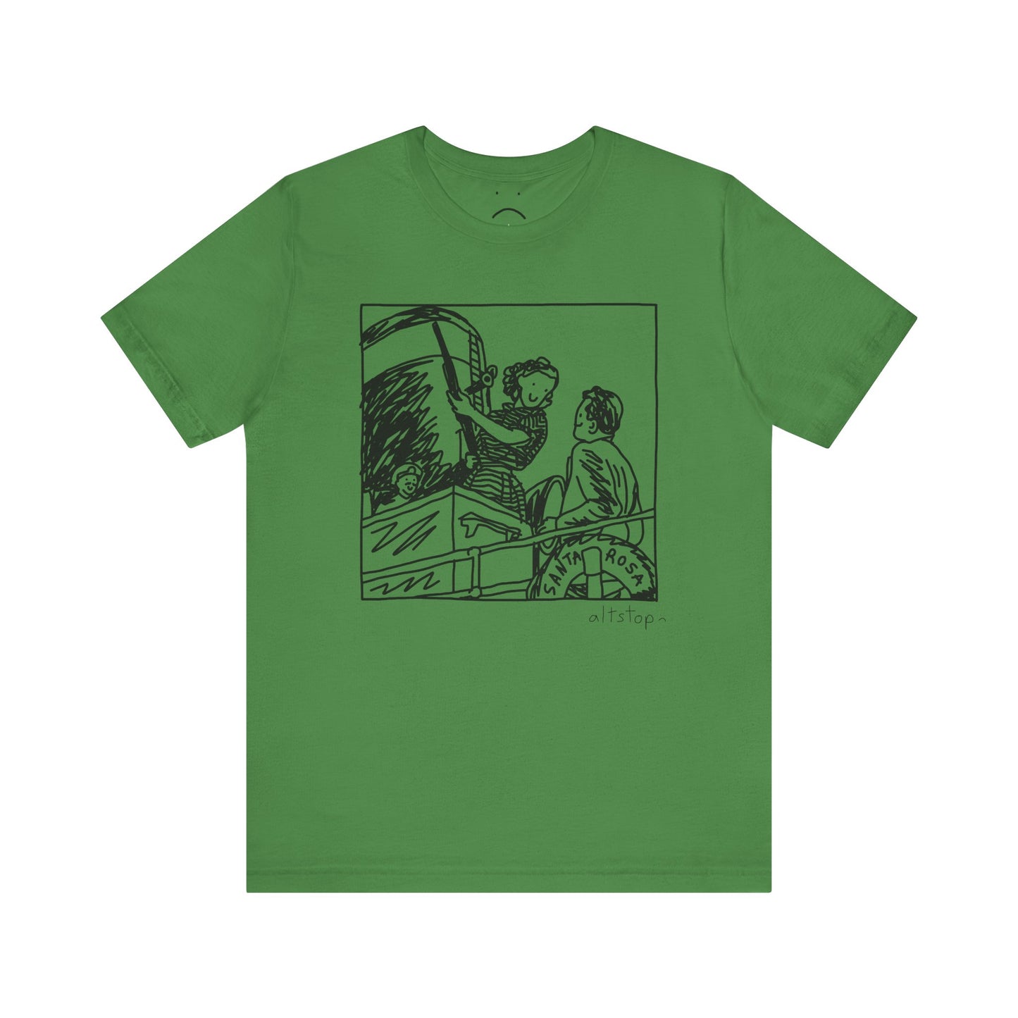 sailor woman with a gun tee