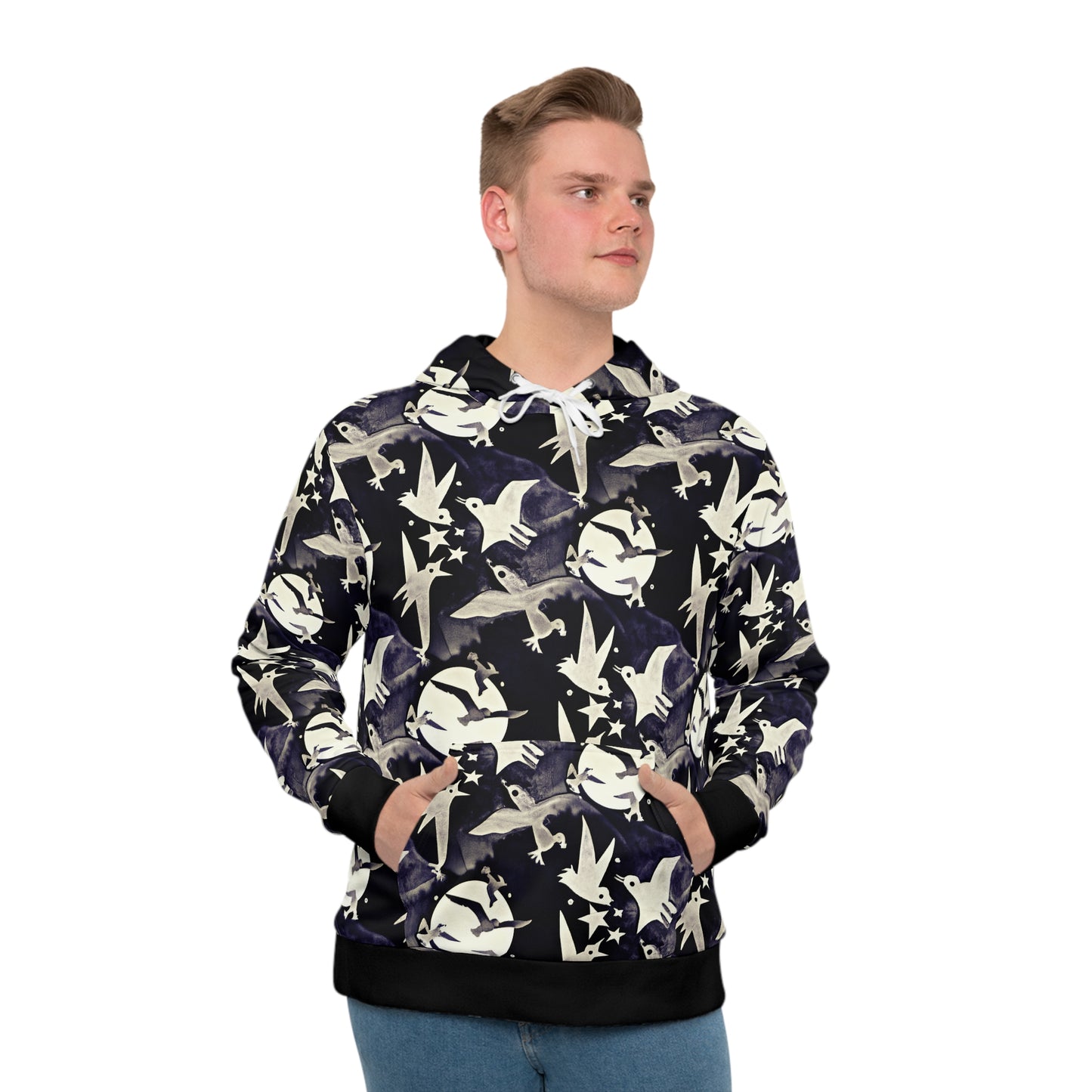 seagull moon hoodie
