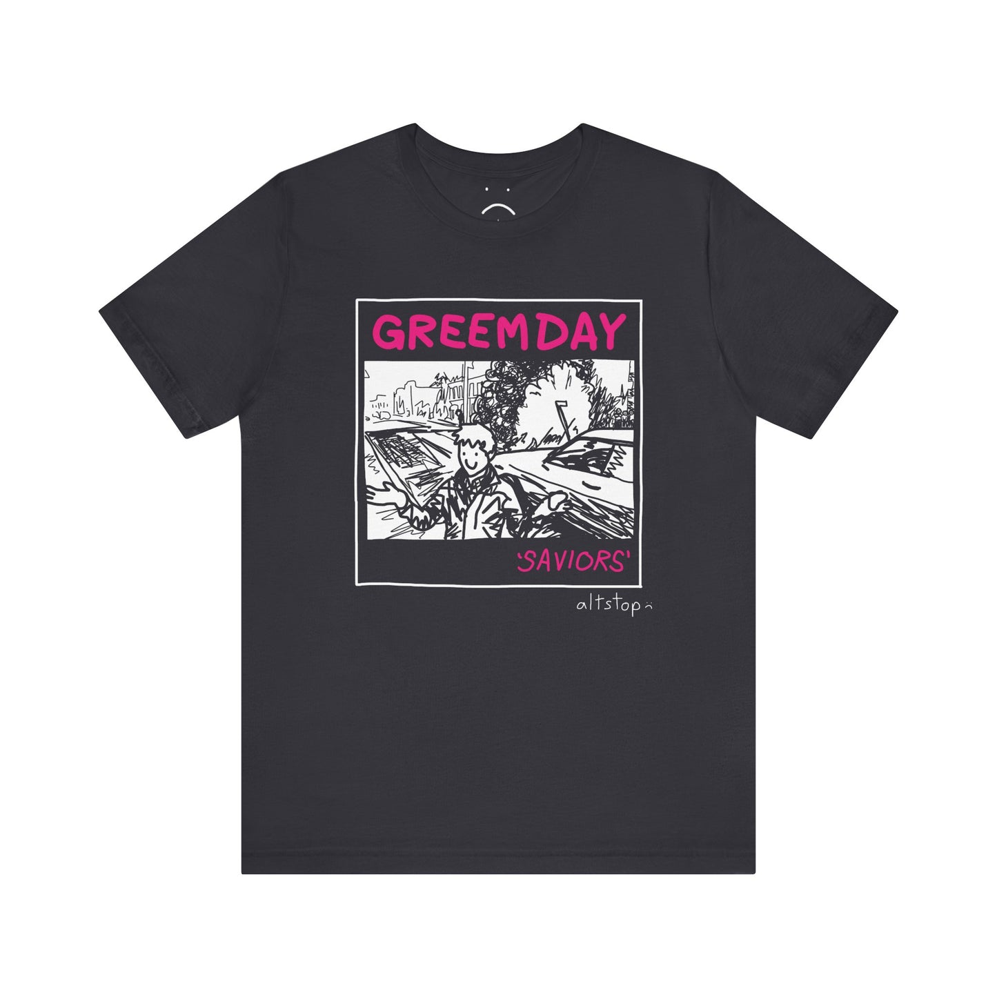 rock boi riot in the street tee