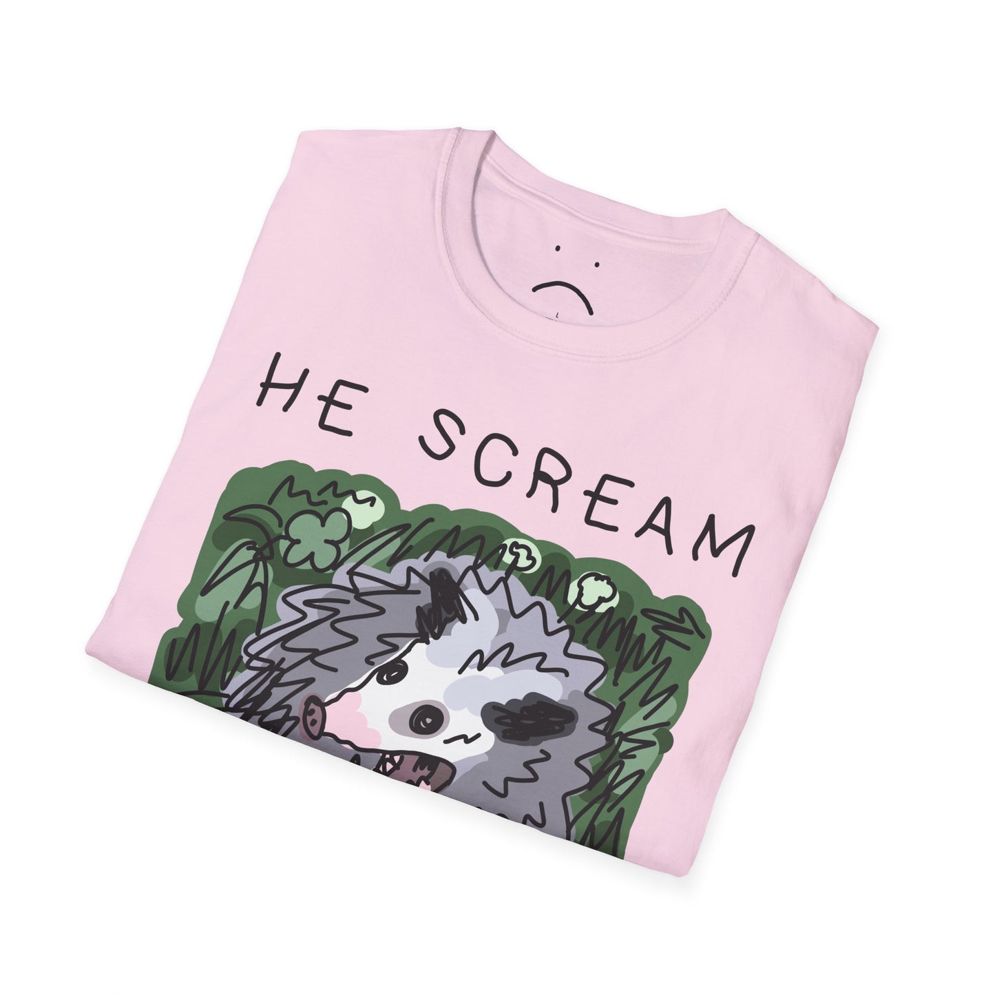 he scream at own ass tee
