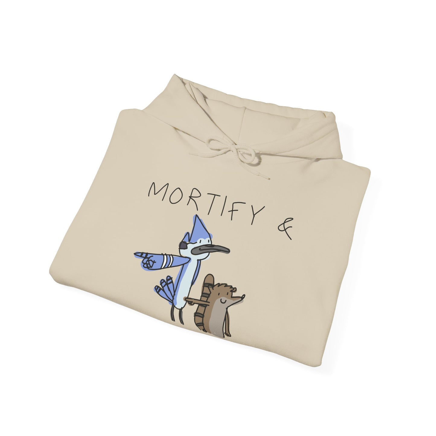 mortify and rugby hoodie