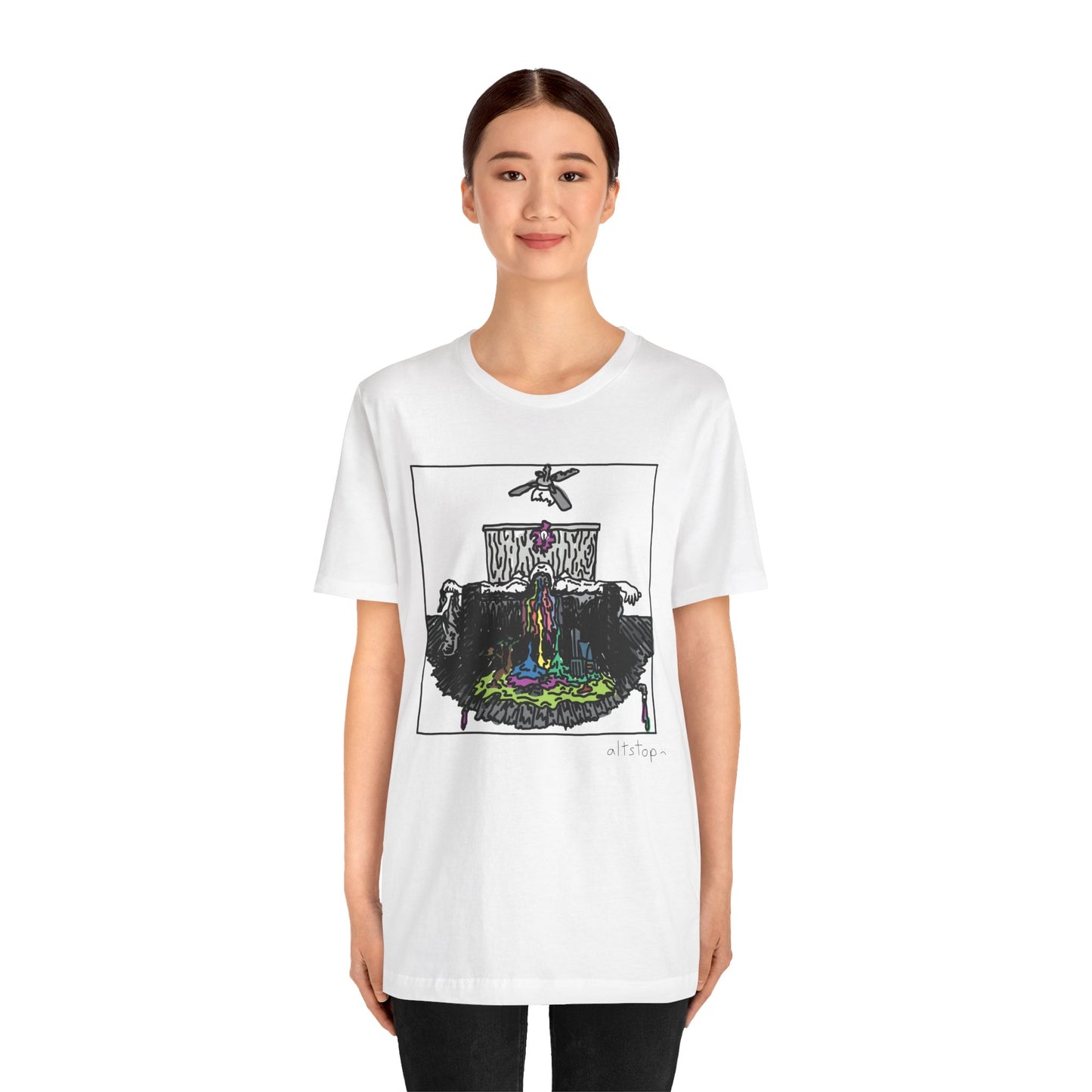 brain spill & broken ceiling fan deluxe tee