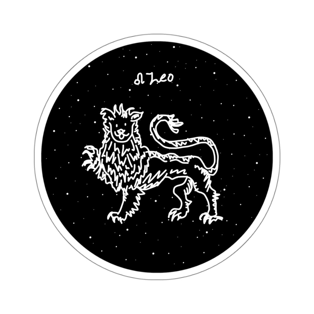 leo zodiac sticker