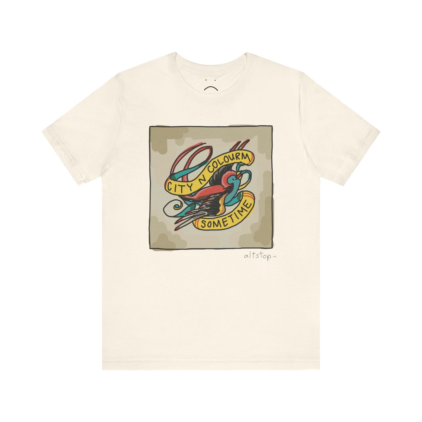 bird tattoo deluxe tee
