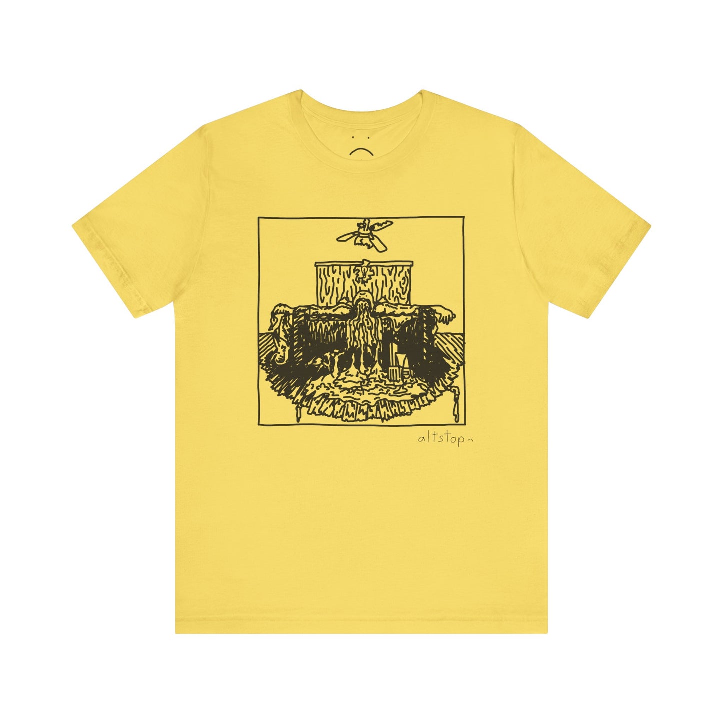 brain spill & broken ceiling fan tee