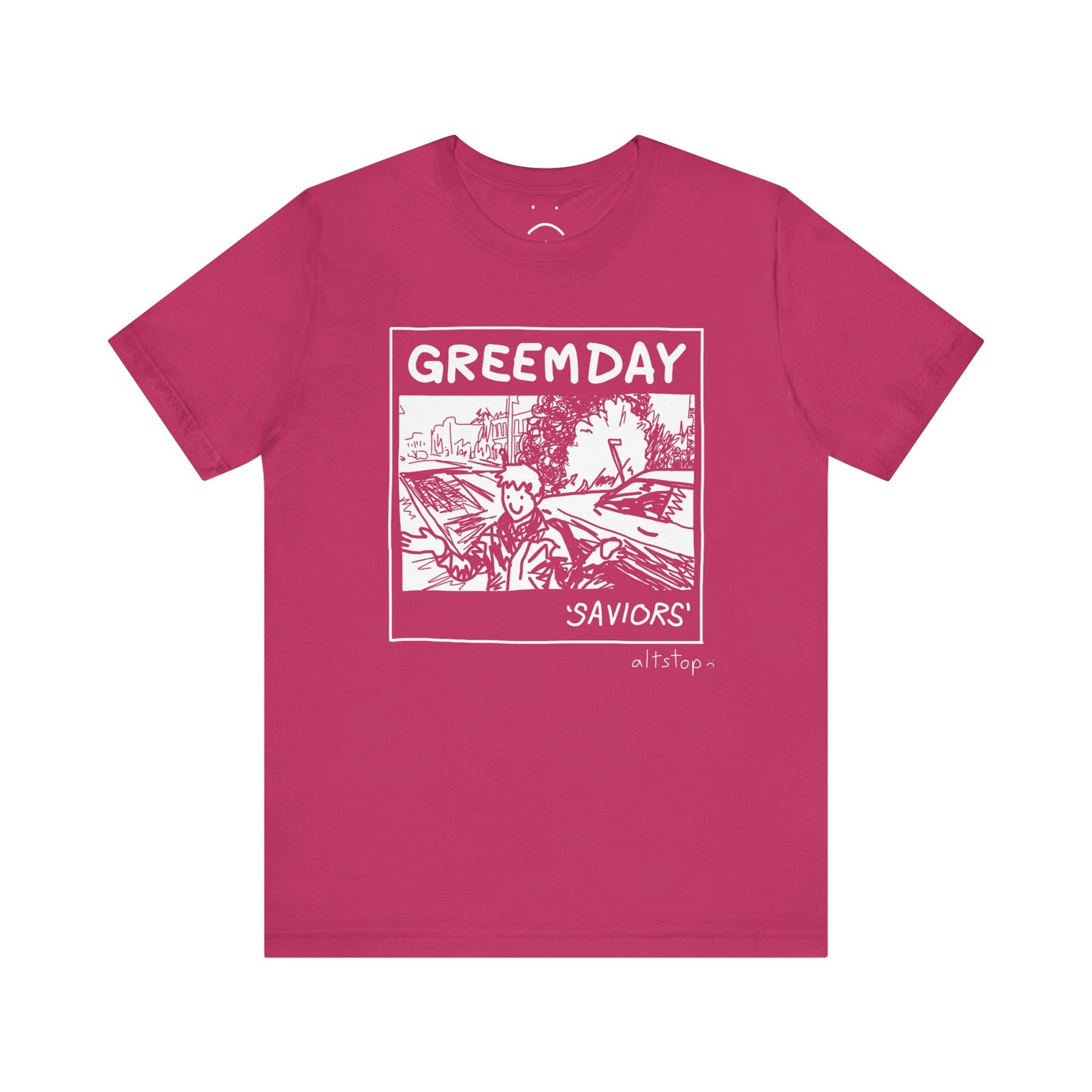 rock boi riot in the street tee