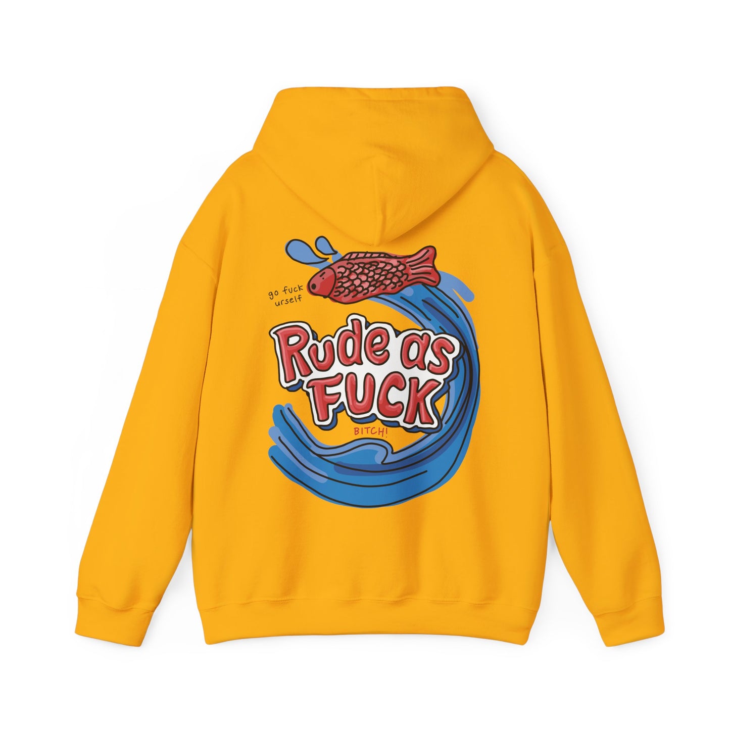 rude as fuck hoodie