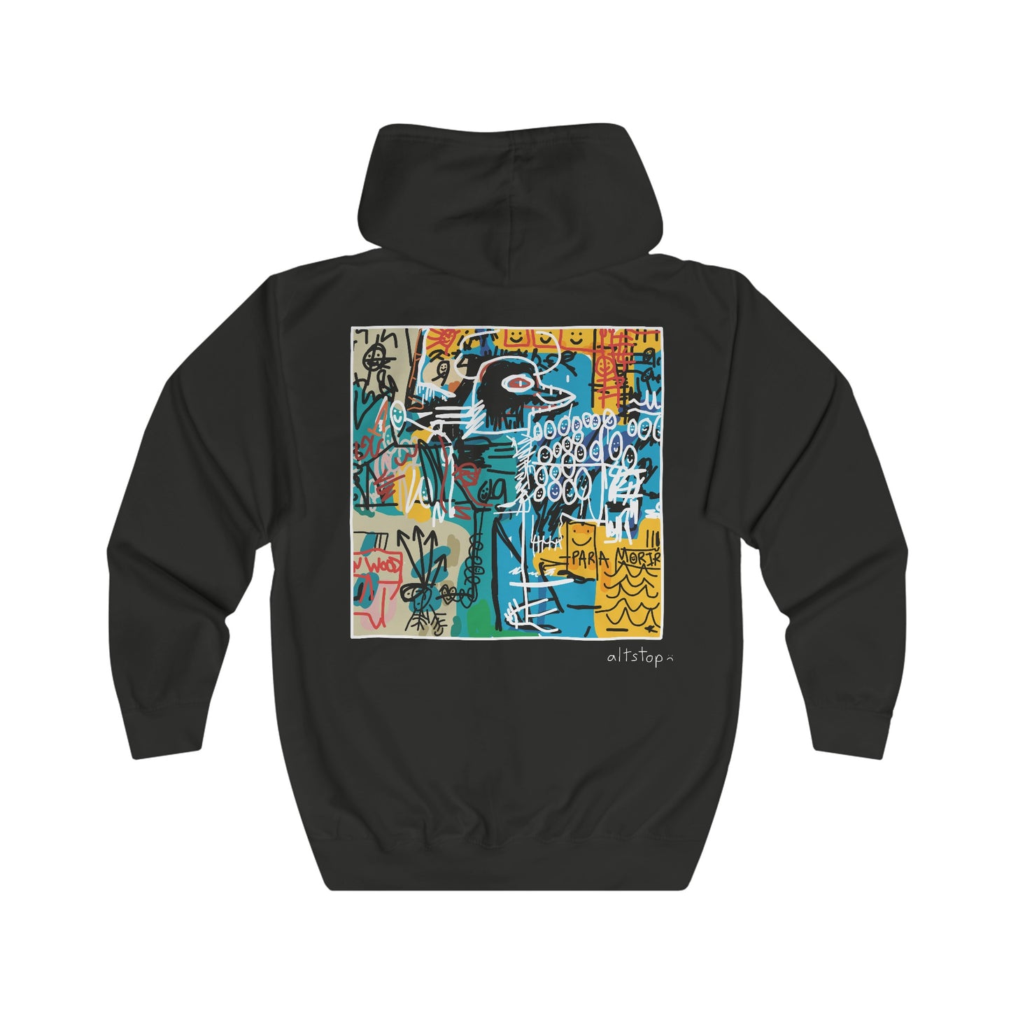 the new not normal birdsquiat zip hoodie