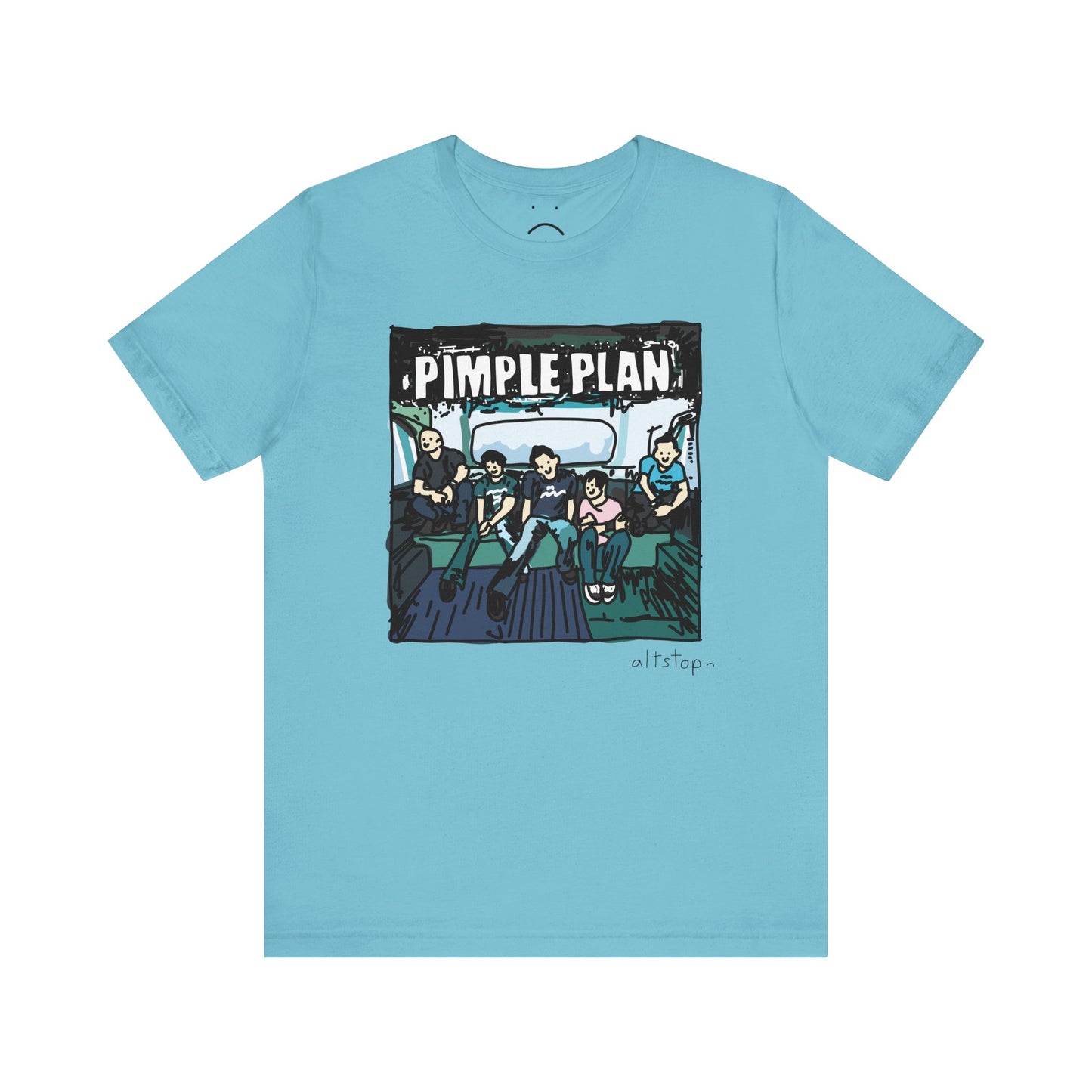 pimple plan deluxe tee
