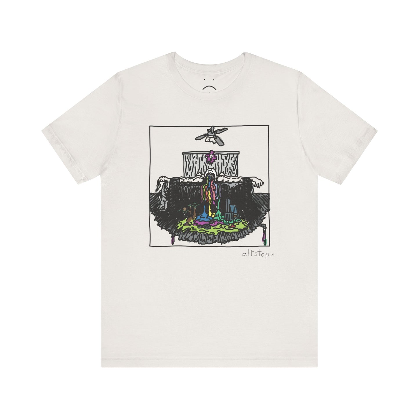 brain spill & broken ceiling fan deluxe tee