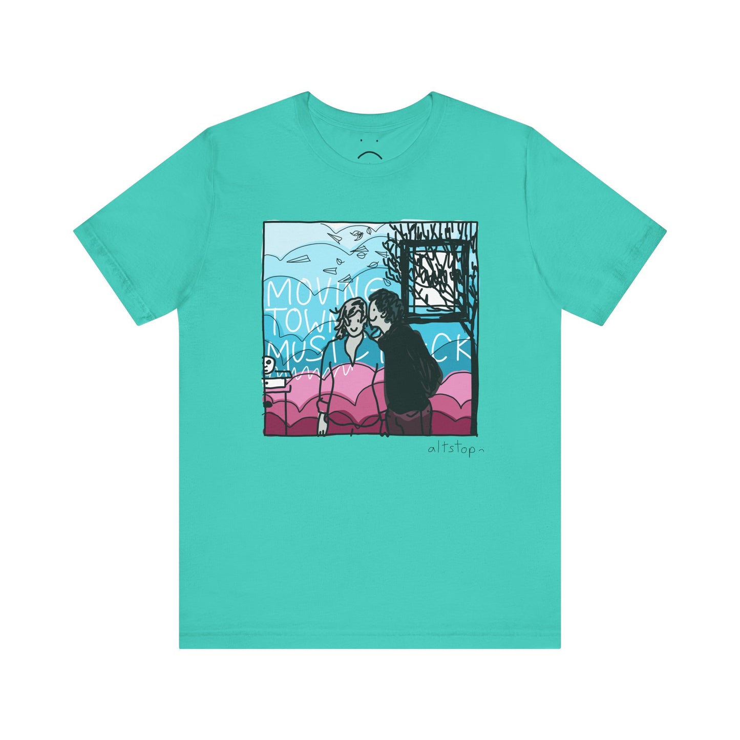 moving town musictrack deluxe tee