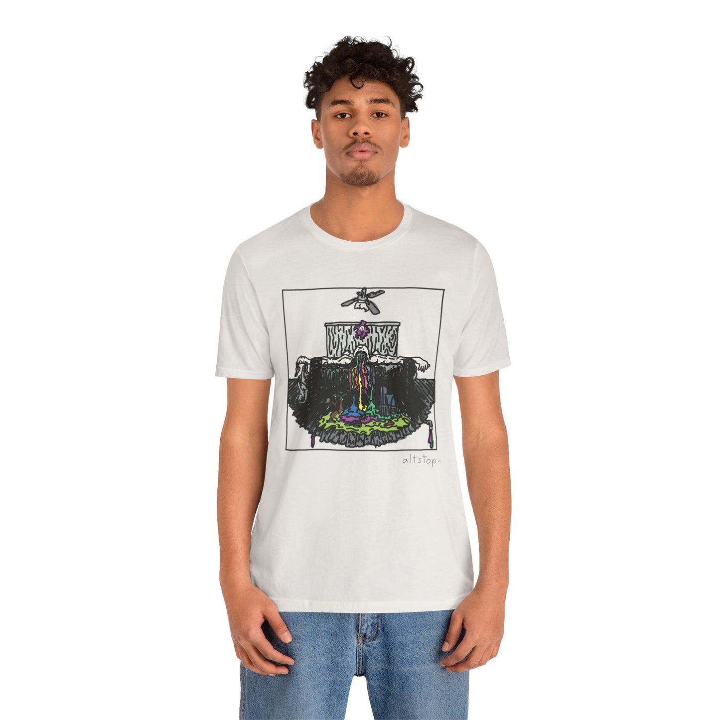 brain spill & broken ceiling fan deluxe tee