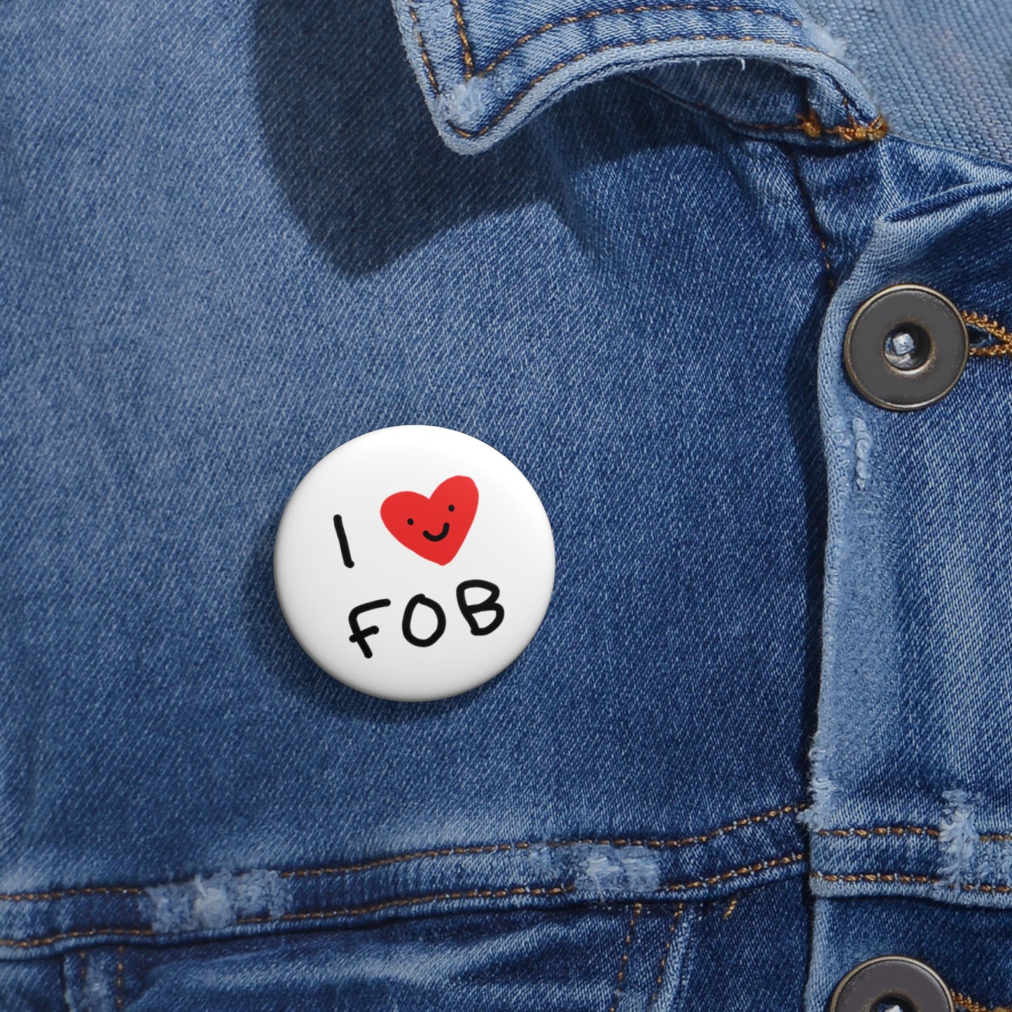 i <3 fob pin