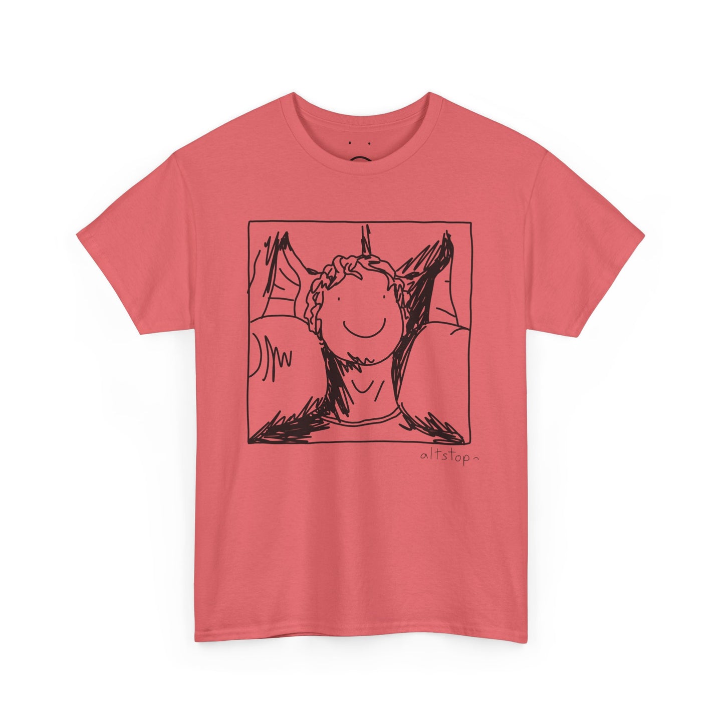male neck pillow tee
