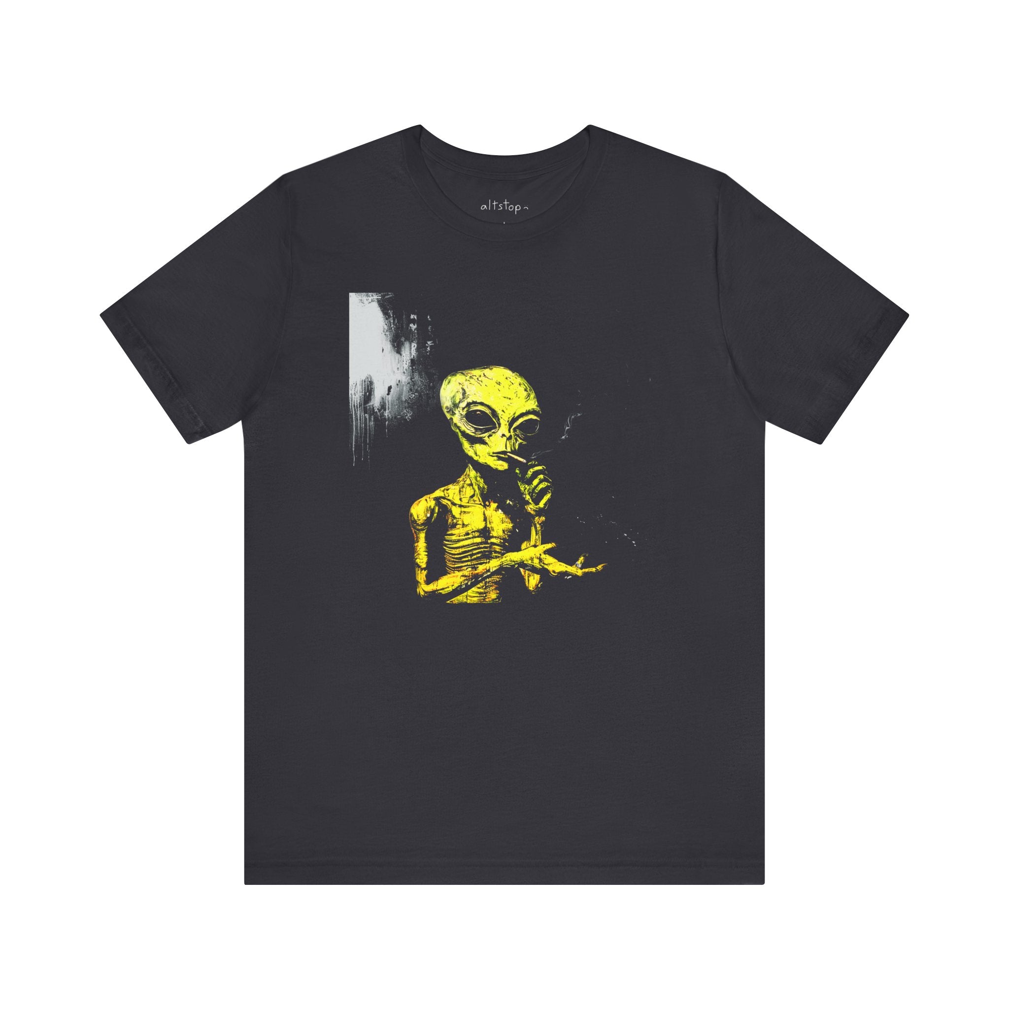 cigarette smoking alien tee altstop