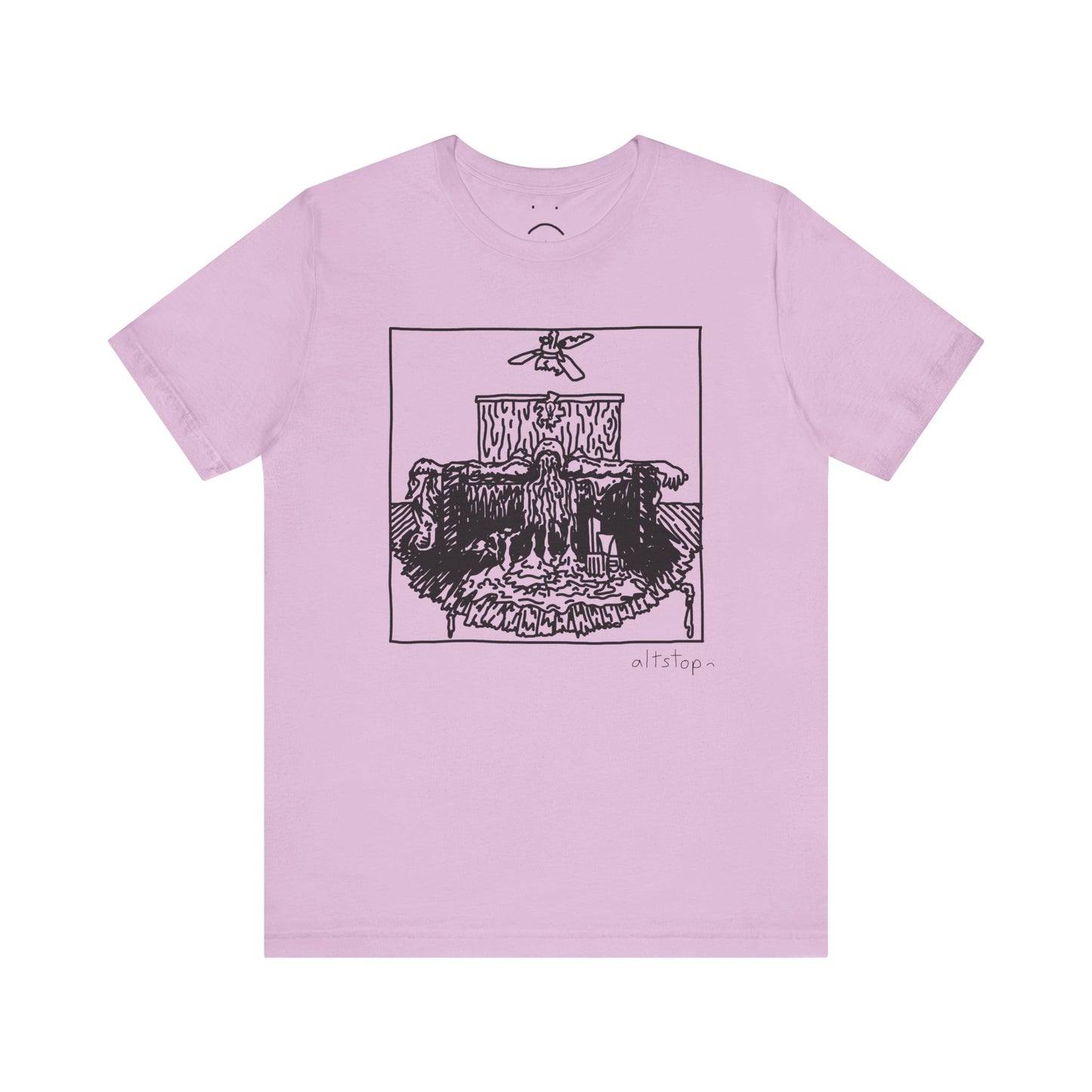 brain spill & broken ceiling fan tee