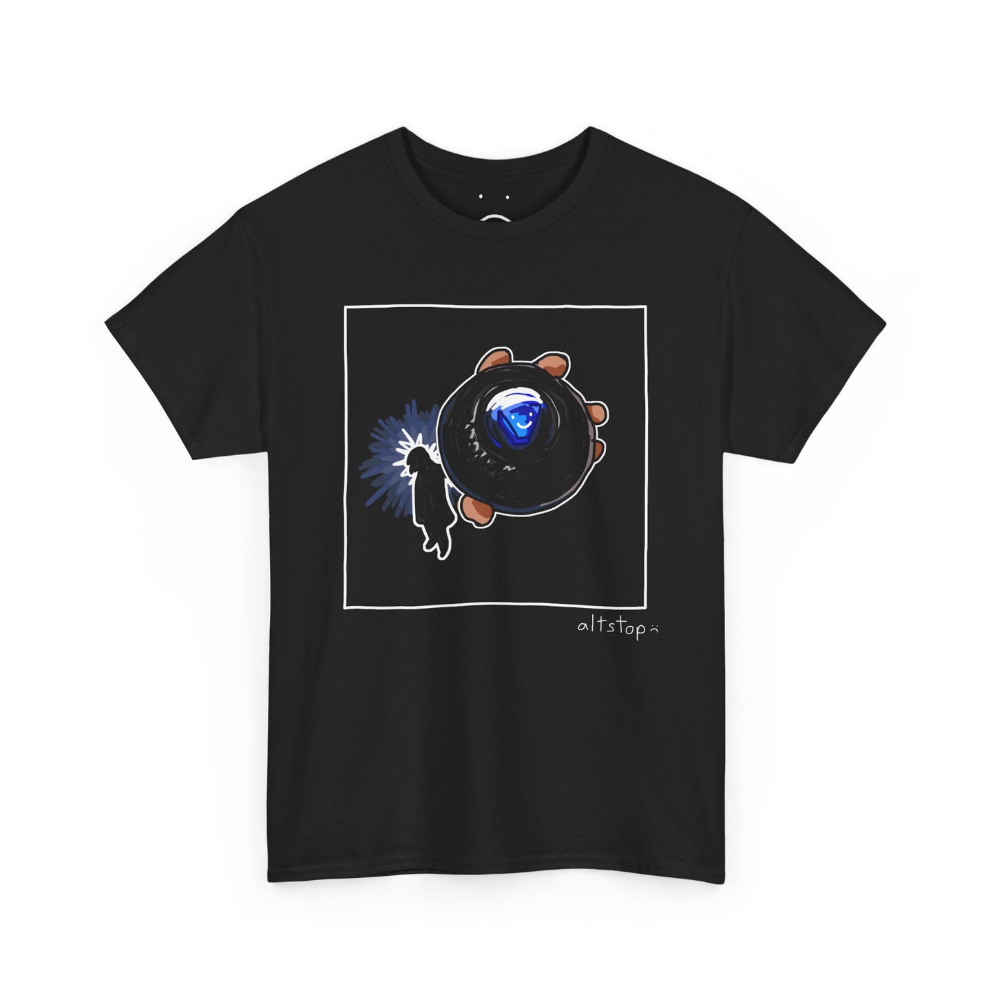 happy magic 8 ball deluxe tee