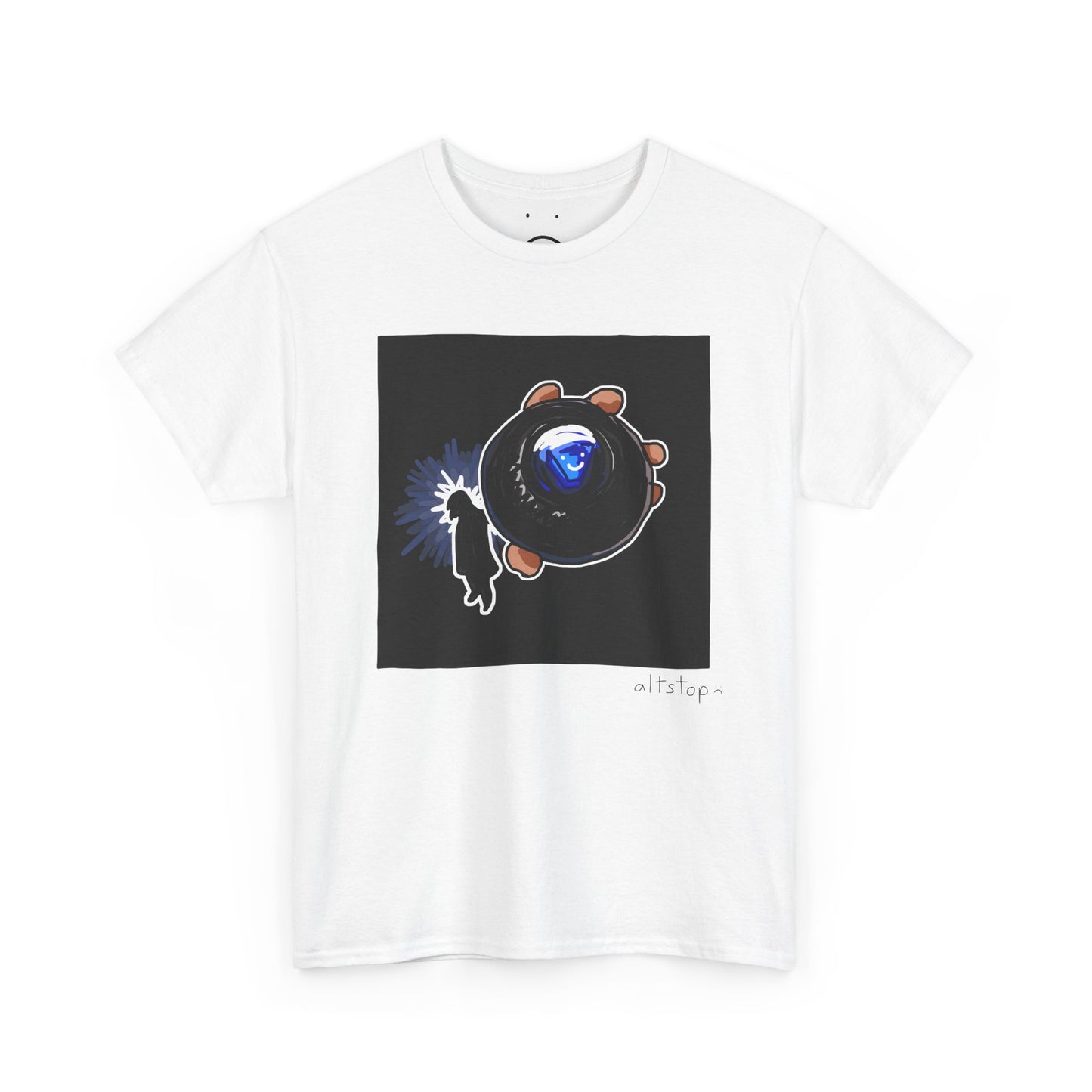 happy magic 8 ball deluxe tee