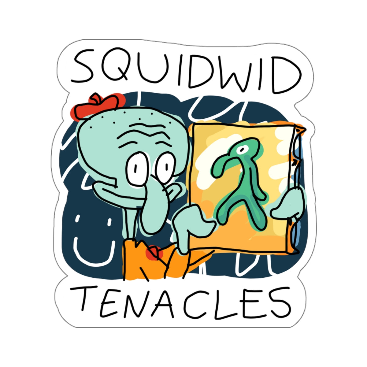 bold and brash sticker