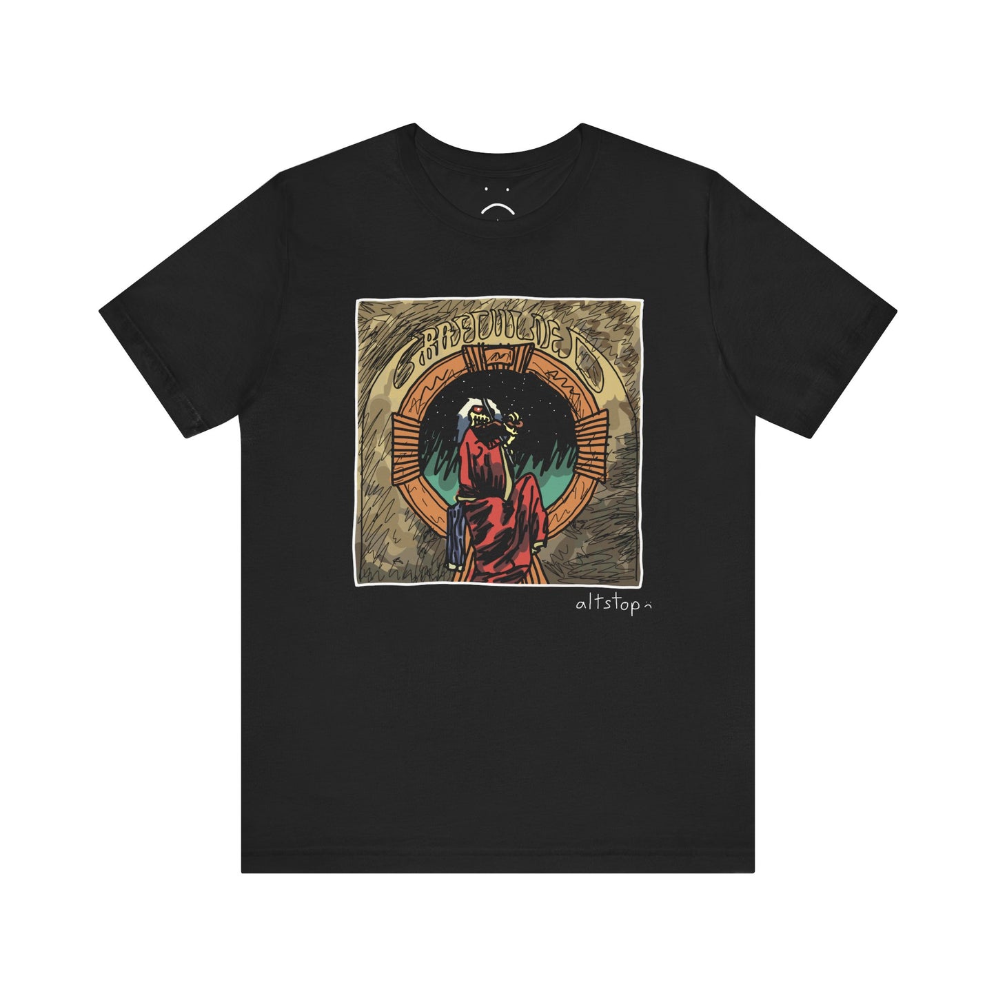 violin skeleton for allah deluxe tee