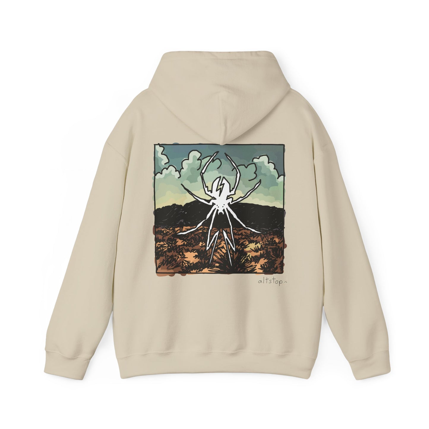 i heart spider days hoodie