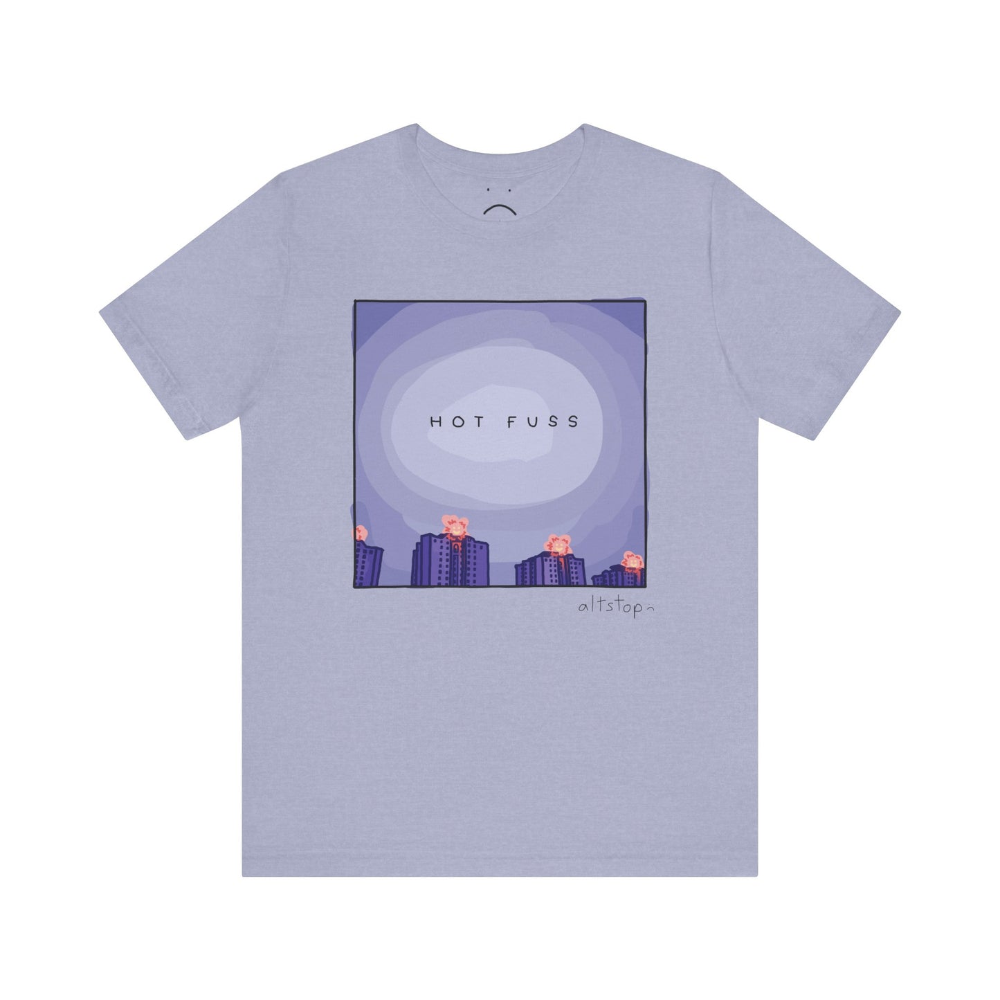 smiley buildings in beijing deluxe tee