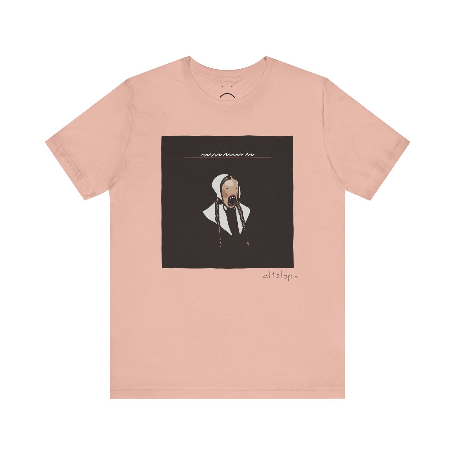 screaming nun deluxe tee