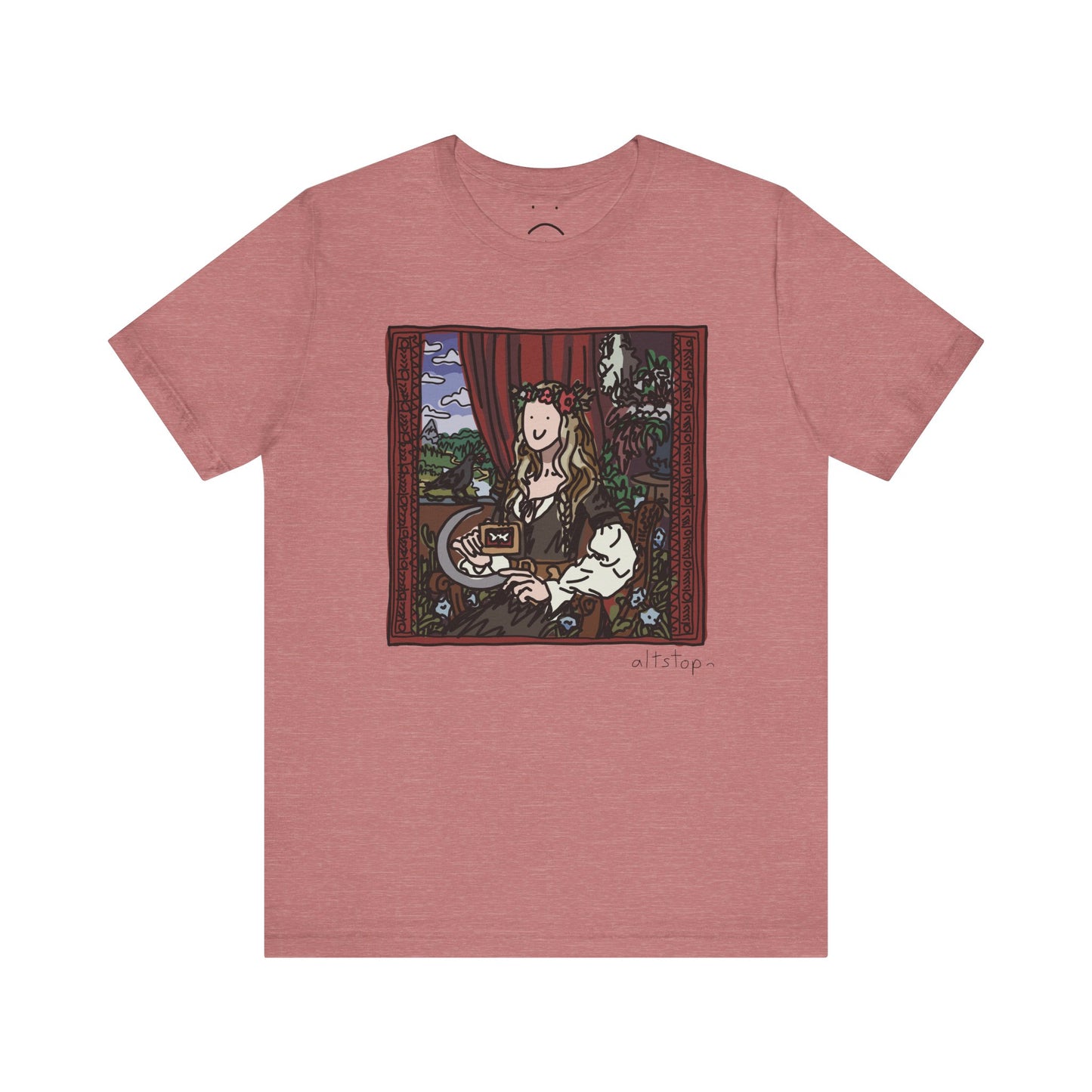 medieval sickle deluxe tee