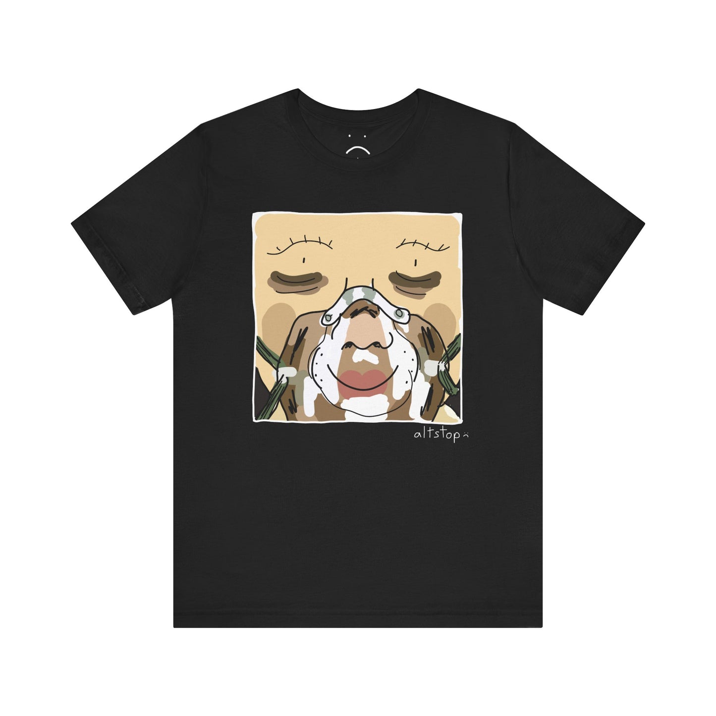 oxygen mask lady deluxe tee