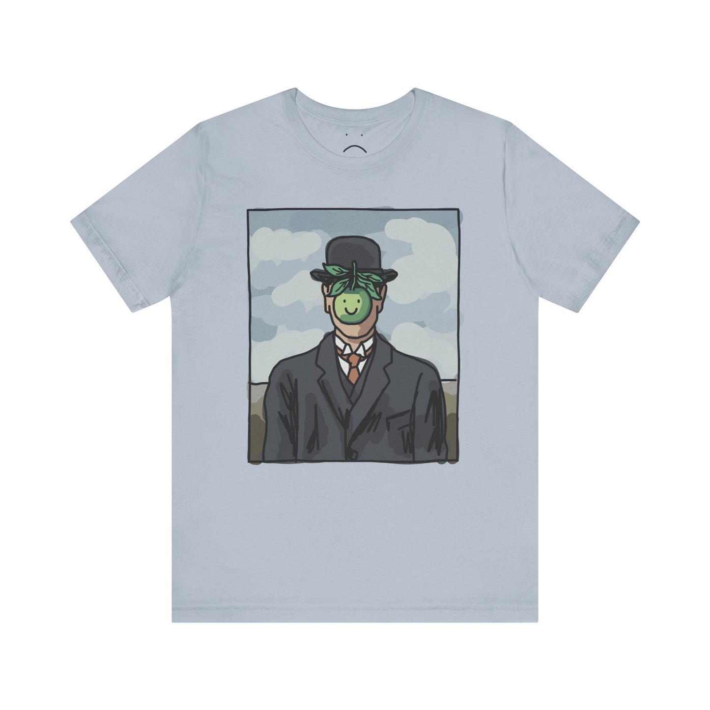 happy apple painting tee