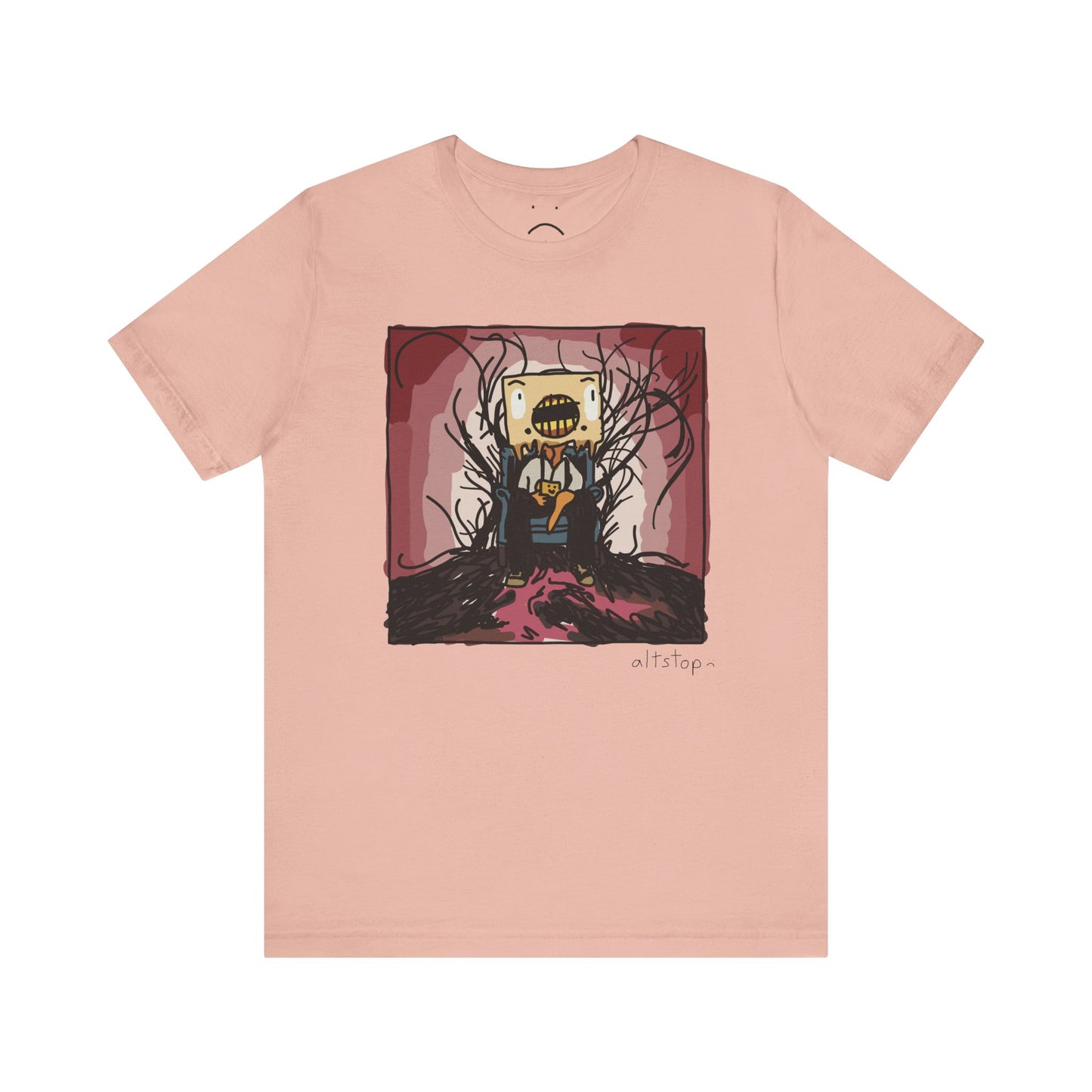 melting rectangle head deluxe tee