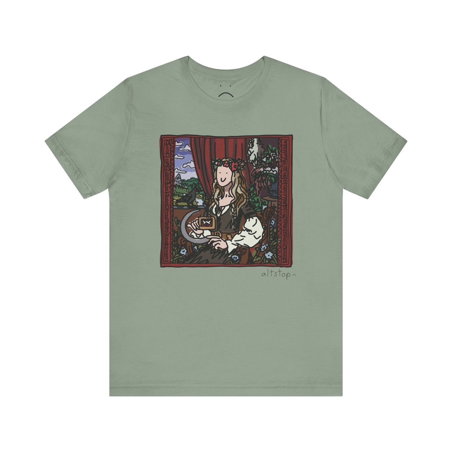 medieval sickle deluxe tee
