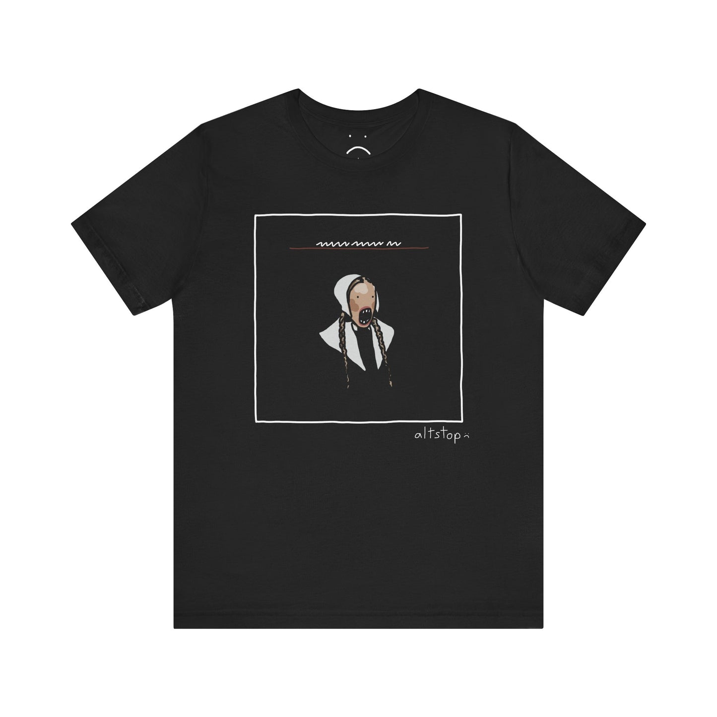 screaming nun deluxe tee