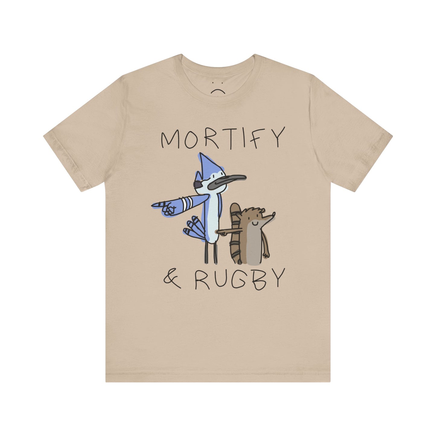 mortify and rugby tee