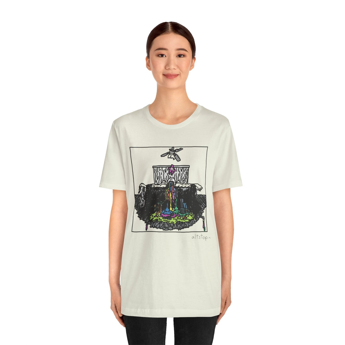 brain spill & broken ceiling fan deluxe tee