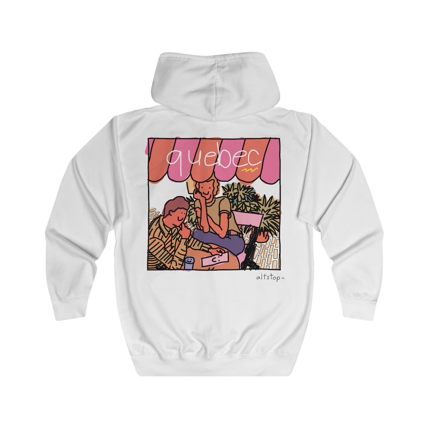 canadian weenie zip hoodie