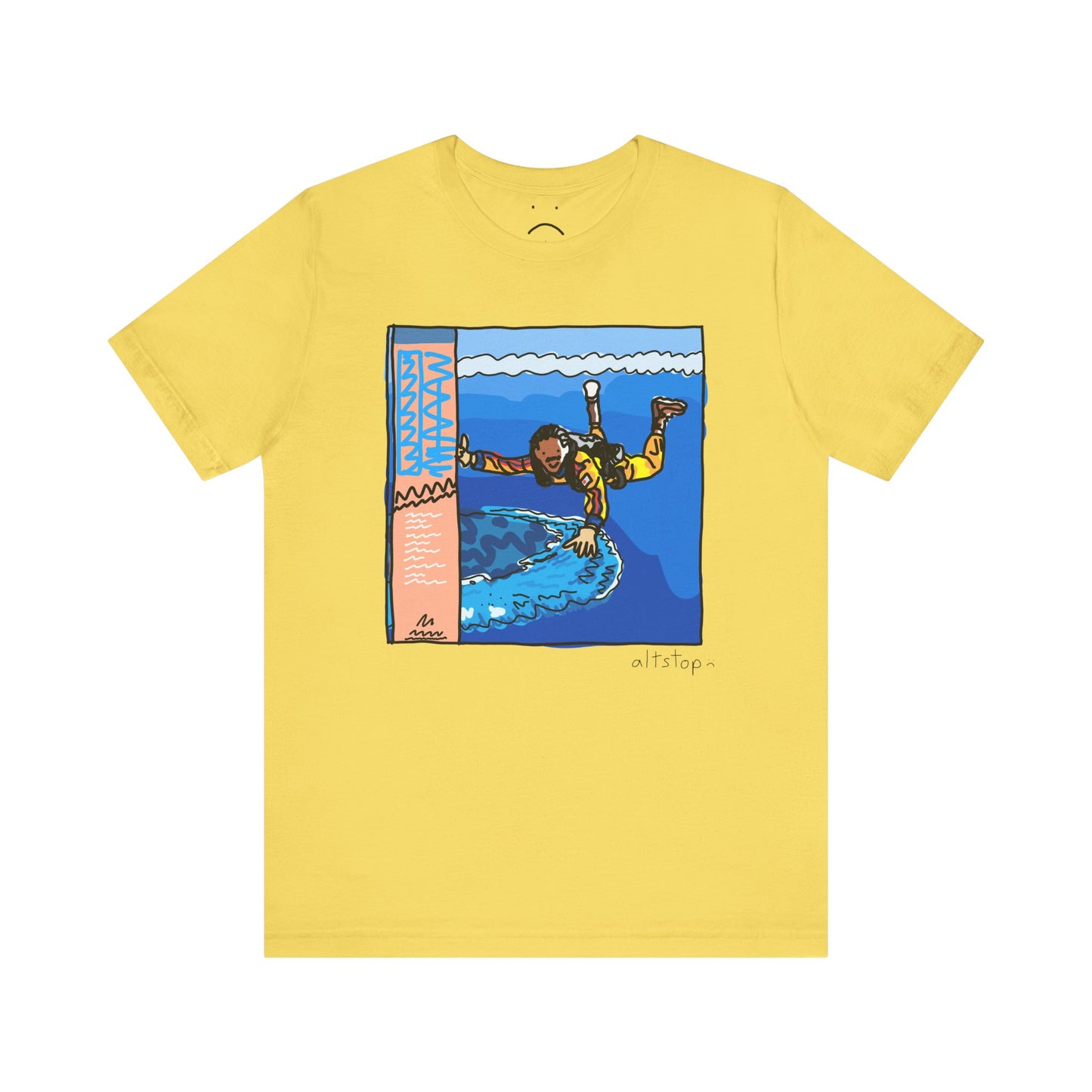 japanese skydiver deluxe tee