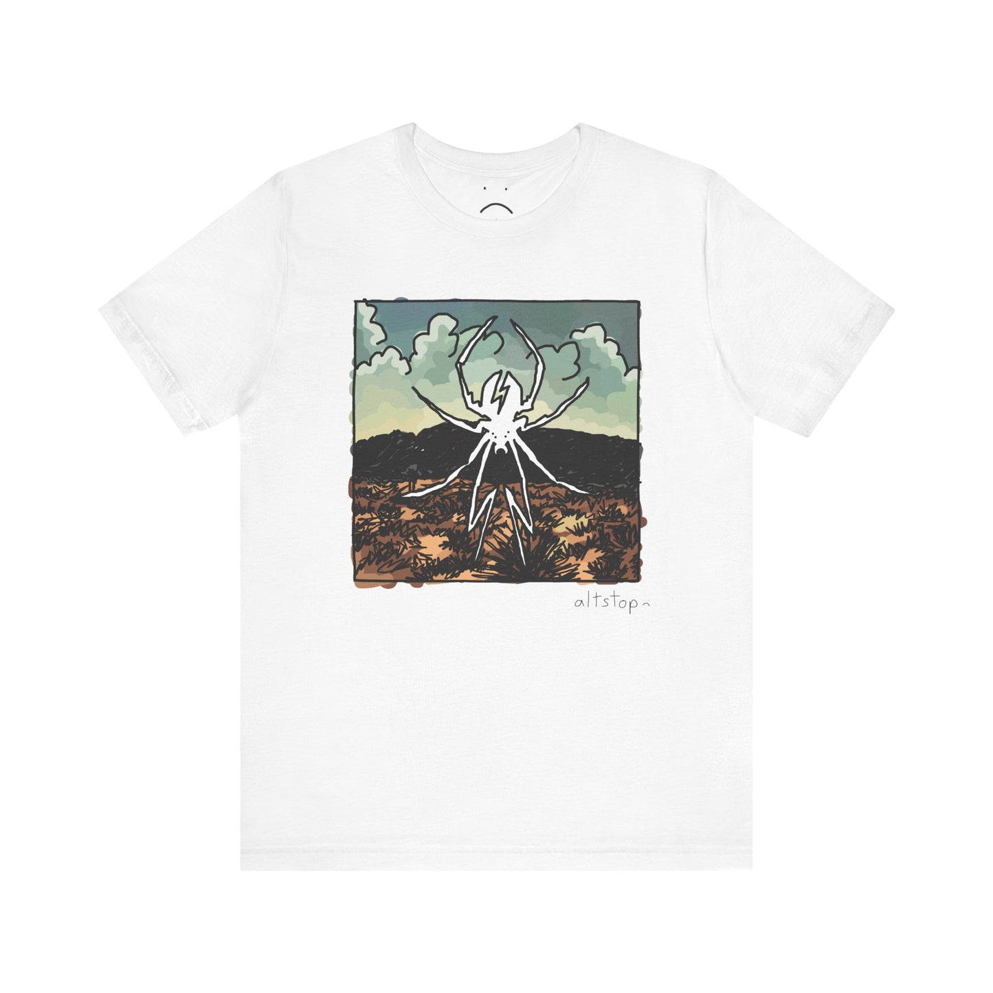 lightning spider deluxe tee
