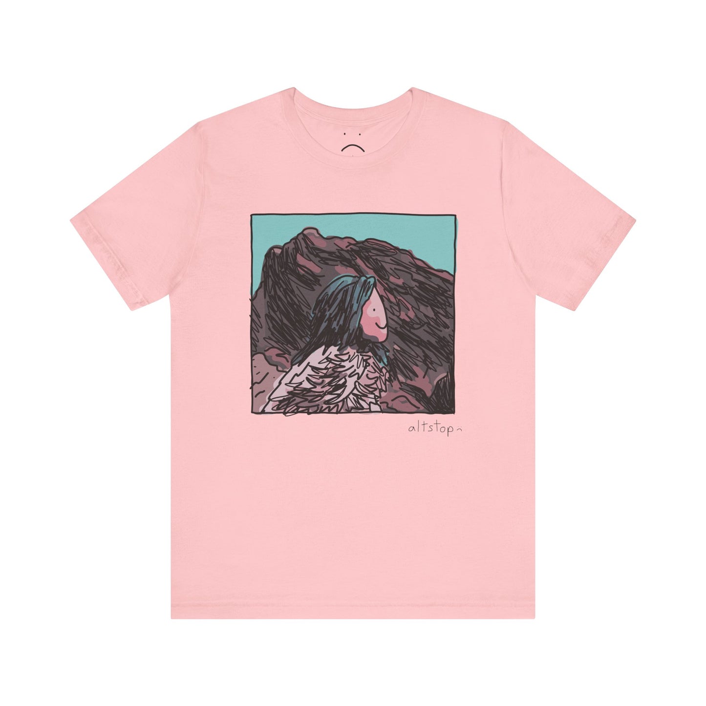 blue hair lands deluxe tee