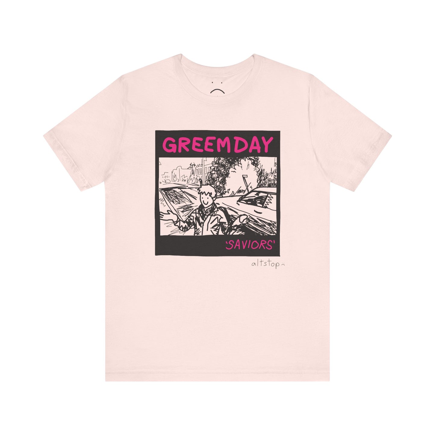rock boi riot in the street tee