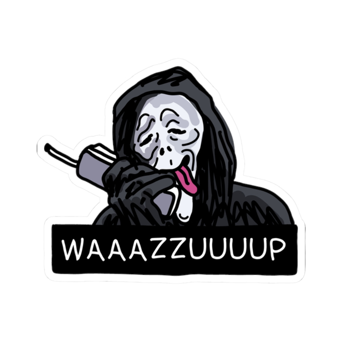 waaazzuuuup sticker