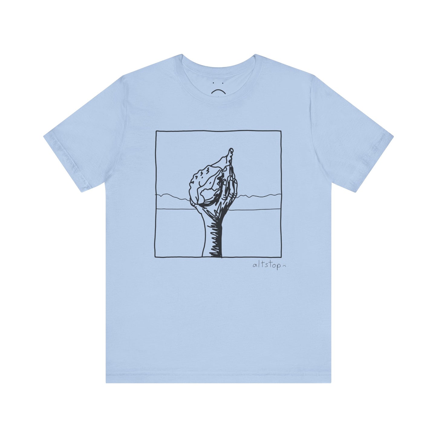smiley magic conch tee